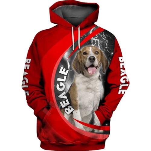 Funny Beagle 3D Printed Hoodies Fashion Pullover Men For Women Sweatshirts Sweater Animal Costumes