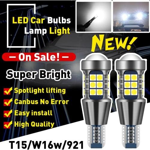W16W Led Canbus T15 Diode Lamps Auto Automotive Goods Signal Bulbs On Car Super Bright Reverse Ligh For Bmw e39 e87 e90 e46 e91