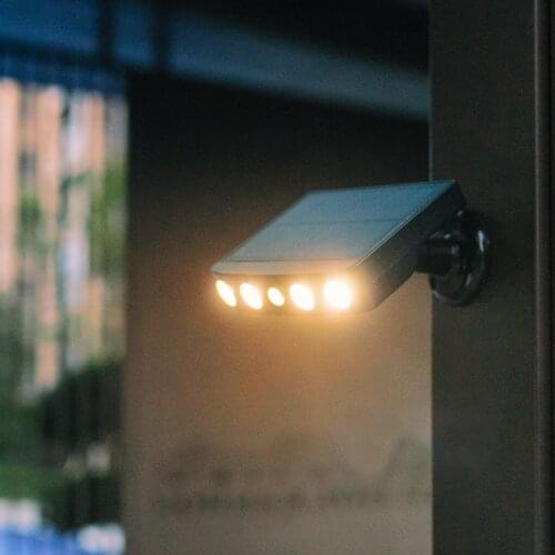 LED Solar Pathway Lights Waterproof Fence Light Outdoor Garden Light 360 Degrees Adjustable Solar Lamp Spotlights Led Wall Light