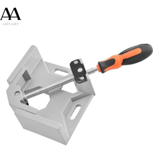 AMYAMY Angle Vise Aluminum Alloy body Right Angle vice Pliers Vertical Flat Clamp Fast Double Handle Right Angle Clamp