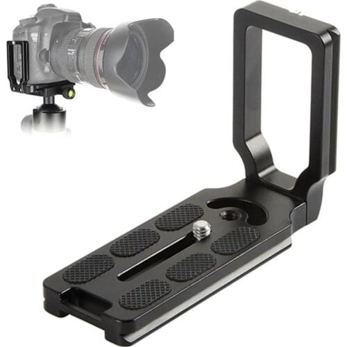 Universal Quick Release Plates L Shape Plate Bracket L-Plate with One-Quarter Screw Tripods