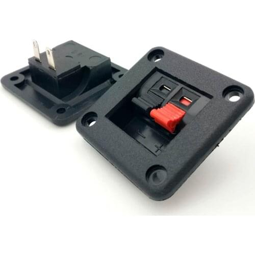 1pcs WP External Banana jack 2Pin Speaker Amplifier Wire Clip Audio Socket WP2-5 2 Pole DIY LED Spring Terminal Switch