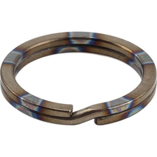 1Pcs Titanium Alloy Hanging Ring Outdoor Small Tool Key Ring Mountain Climbing