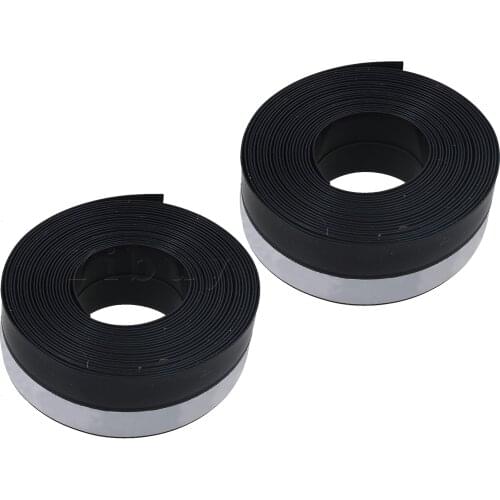 2Pieces 500x2.5CM Rubber Self Adhesive Soundproof Door Sealing Strip