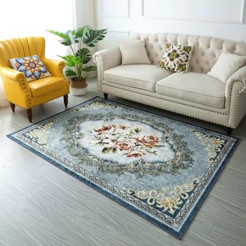 3D Gold Diamond Velvet Bedside Carpet Living Room Bedroom Short Velvet Floor Mats Can Be Washed and Customized