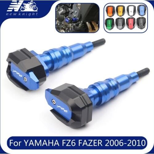 For YAMAHA FZ6 FAZER 2006-2010 Motorcycle CNC Aluminum Falling Protection Frame Slider Fairing Guard Anti Crash Pad Protector
