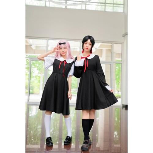 Anime Kaguya-sama: Love is War Cosplay Costume Kaguya Chika Cosplay Costume Japanese School Uniform Women Summer Dress
