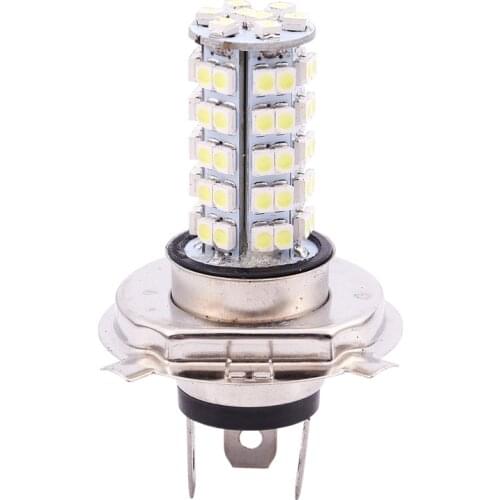 Car 68 LED SMD 3528 H4 Bulb Fog Light Lamp Headlight 310LM 12V 6500K New