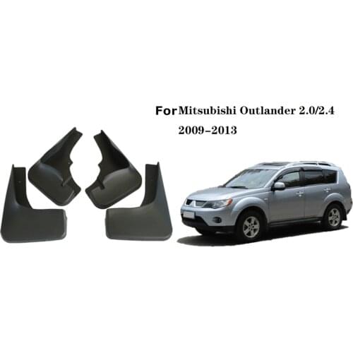 Car Mudguards Front Rear Mud Flaps Splash Guards Fender For Mitsubishi Outlander 2.0L 2.4L 2009-2013 Mud Flap Guard Accessories
