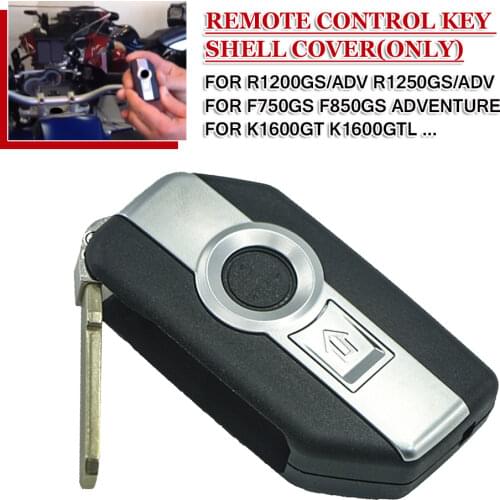 For BMW R1250GS R1200GS R1200RT F750GS F850GS ADV K1600 GT GTL Motorcycle Key Uncut Blade One-Click Keyless Start Remote Control