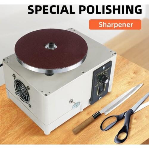 Electric Polisher Knife Sharpener Hairdressing Scissors Manicure Knife Special Polishing Machine Diamond Grinding Disc