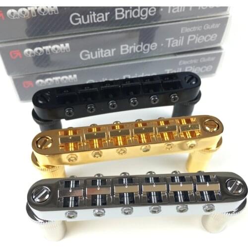 Original GOTOH GE103B-T Saddle Tune-O-Matic Style Electric Guitar Bridge For Epip Standard LP SG DOT Custom MADE IN JAPAN
