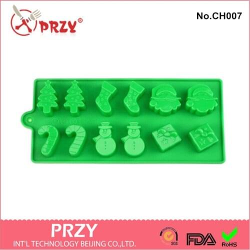 Series Candy Jelly Fondant Cake Decoration Chocolate Mold Silicone Tool Baking Pan Sell Hot Christmas Moulds Silicone Rubber 001