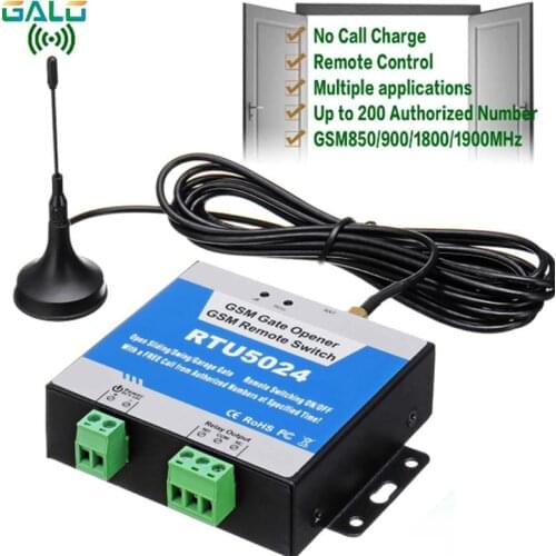 3G GSM Gate Opener 3G Network GSM Remote Switch Gate Door Opener Relay Switch Remote Access Control Door Opener