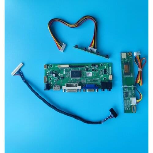 Kit for LP171WX2-A4K8/A4K9/B4/TLA1/TLA2/TLA3/TLA5/TLB2 Panel 1440×900 LVDS Controller board M.NT68676 DVI VGA 17.1" LED LCD