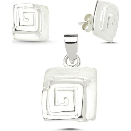 Kutaydan Sterling 925 Sterling Silver Set Made in Turkey