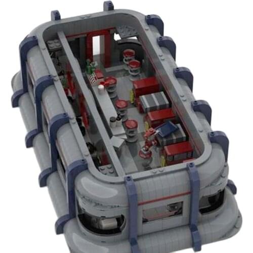 MOC Star Movie Scene DexING-Diner Episode II Street View Building Blocks Bricks Collection Bulk Model Educational Kids Toys