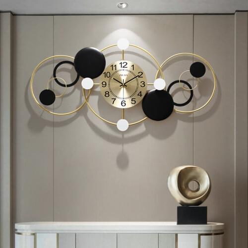 Creative Wall clocks modern design Home decor 3D wall digital clock Wall stickers Wall decorations living room wall ornament