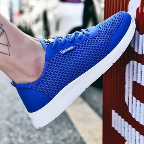 Summer Men Women Casual Sport Shoes Mesh Breathable Sneakers Male Designer Tennis Shoes Men Training Walking Running Sneakers 50