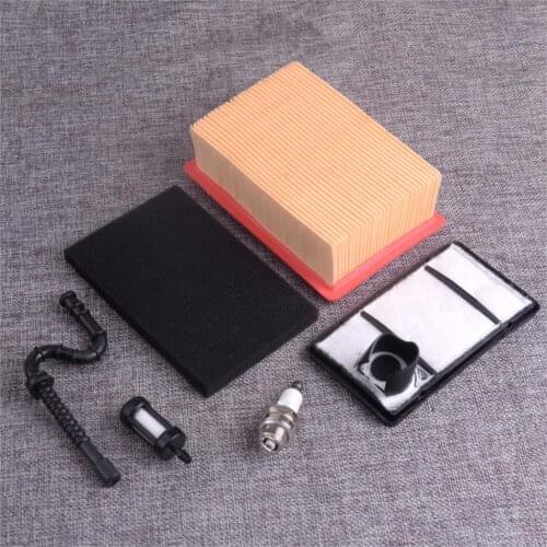LETAOSK New High Performance Air Fuel Filter & Pre-filter & Fuel Line & Spark Plug 4223 120 0652 Fit for Stihl TS400 Cut off Saw