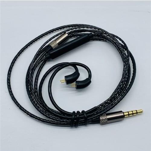 Remote control upgrade line for KZ ZST ZS3 zs5 ZS6 zs10 ED12 0.75MM pin headphones