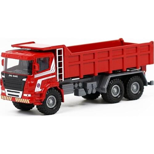 TANG DYNASTY (TM)1:60 Alloy Construction truck dump truck Model Die-Cast Vehicle with Driver Engineering Vehicles Car Toy Model