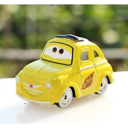 Disney Pixar Cars 2 Luigi Metal Diecast alloy Toy Car model for children gift 1:55 Brand toys New In Stock