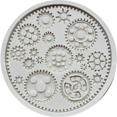New Arrival Steampunk Mechanical watch Series Silicone Mold Candy Mold For Cake Decorating Tools Kitchen Accessories SQ16174