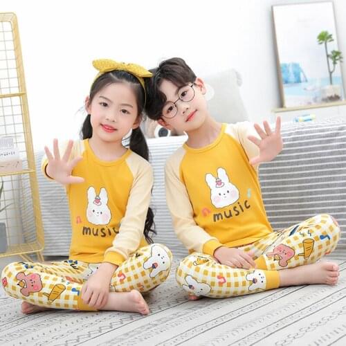 Girls Pijama Set Winter Boy Sets Pyjama Fille Roupas Infantis Masculino Pijamas De Ninos Teenager Girls Pajamas Sets Sleepwear