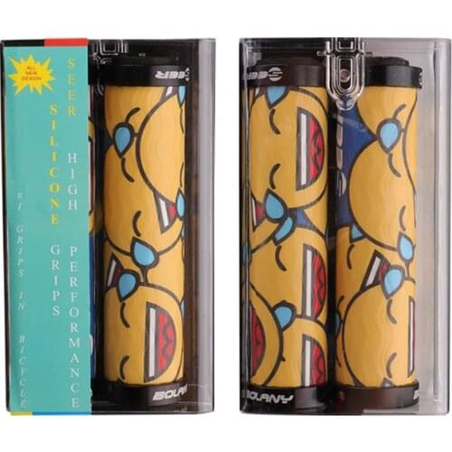 Bicycle Silicone Grips Road Bike Riding Equipment Mountain Bike Creative Handle Cover Bicycle Handlebar Grips Bmx Bike. Parts