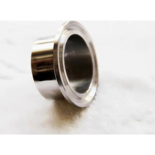 12.7mm 1/2" Pipe OD Butt Weld x 1" Tri Clamp Ferrule OD 40mm SUS 304 Stainless Steel Sanitary Fitting Coupling Home Brewing