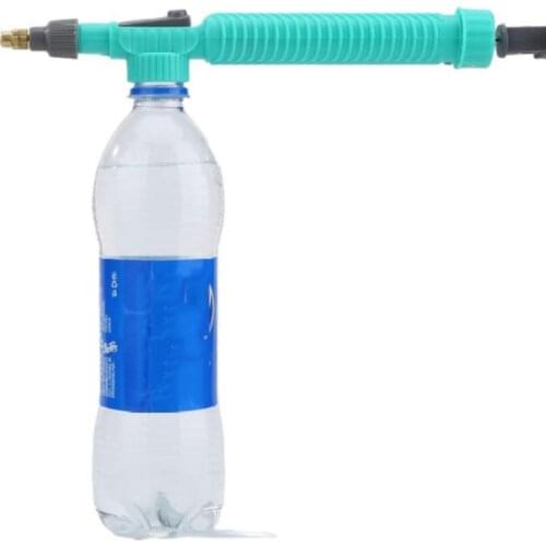 High Pressure Air Pump Manual Sprayer Adjustable Drink Bottle Spray Head Nozzle Garden Watering Supplies Accessories Garden Tool