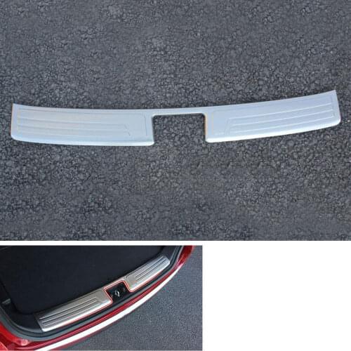 Rear Bumper Protector Step Panel Boot Protector Plate Cover Sill For IX35 2010 2011 2012 2013 2014 2015 Car Styling Car-covers