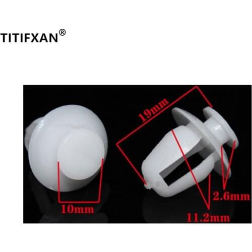 15PCS For Citroen Picasso Seine Car door guard bar exterior trim anti-rub fixed buckle clip plastic fasteners