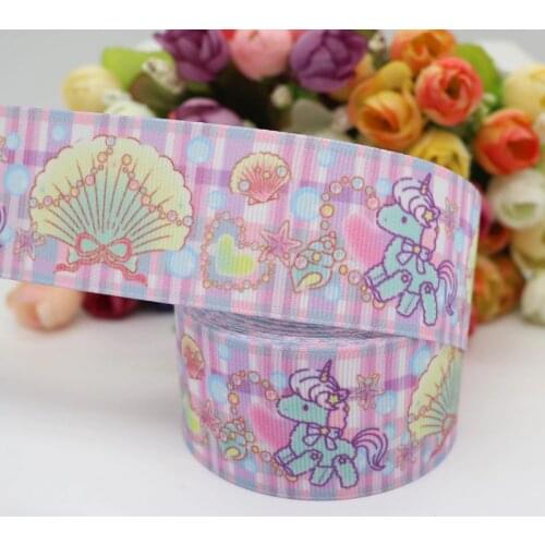 10 Yards 1.5'' 38MM Cartoon Printed Grosgrain Ribbons For Hair Bows DIY Handmade Materials Y202081302