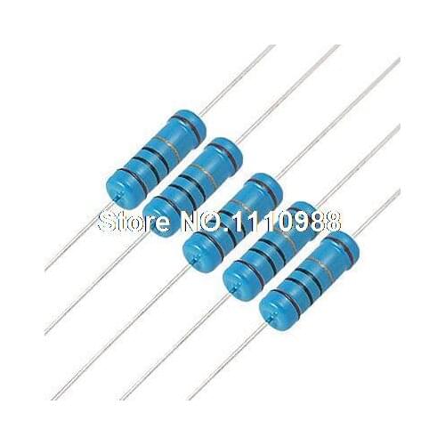 100x 10 Ohm 3W 1% Axial Metal Film Resistors 3 Watt 10R