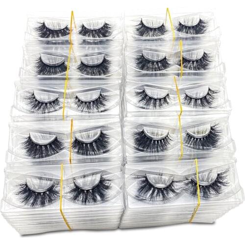 3D Mink Eyelashes Fluffy Dramatic Eyelashes Makeup Wispy Wholesale Mink Lashes Natural Long False Eyelashes Thick Fake Lashes