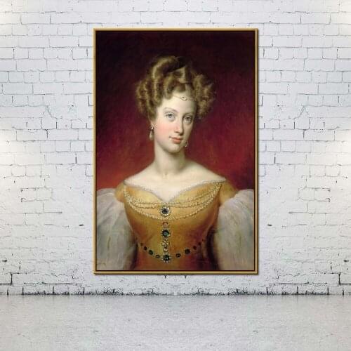 Artcozy Oil Canvas Painting marie caroline de bourbon siciles For Home Decoration Wall Art