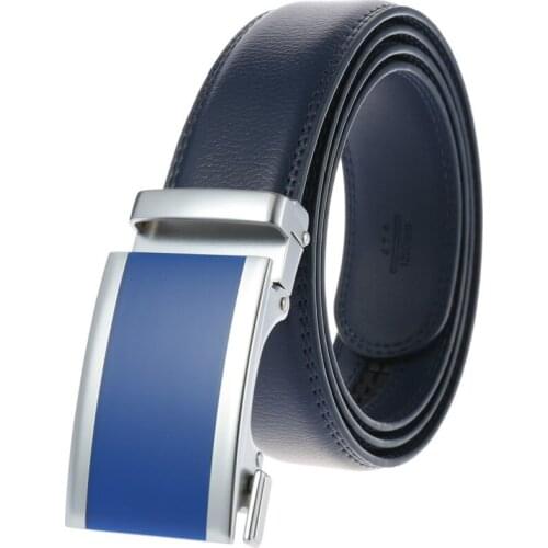 New Men Belt Male Genuine Leather Strap Belts For Mens Top Quality Automatic Real leather men belt leather luxury brand