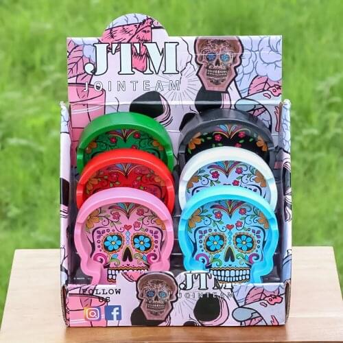 Halloween width Easter ghost head environmental protection ashtray resin material ghost head pattern ashtray total of 6 colors