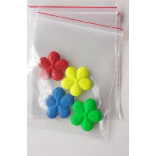 1000pcs 5x7cm Zip Lock Plastic Bag With Zipper Pe Plastic Transparent Bags For Women/gift Jewelry Packing Display Storage Pouch