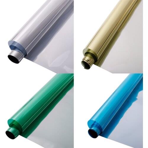 HOHOFILM 80cmx300cm 4pack Mirrored Window Film Glass Tint Window Tint Reflective 4 Different colors Customized 31.5''x118''x4pcs