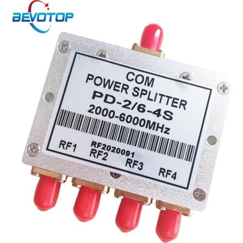 SMA Microstrip Power Splitter One Point Four 2-6G SMA RF Combiner WIFI 20W RF Power Splitter