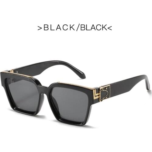 Sunglasses men and women luxury shades square big frame personality sunglasses fashion street dance glasses