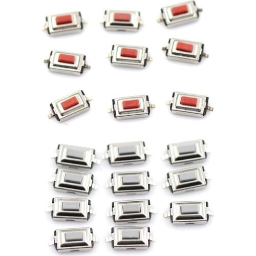 10pcs/lot 3*6*2.5 MM SMD Tactile Tact Push Button Micro Switch Momentary Two Pin Push Button Switch For MP3 MP4
