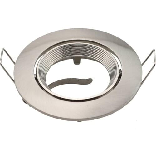 2pcs High Quality Adjustable Indoor Aluminum Downlight Led Frame Recessed Spot Light Fixture MR16 GU10 Light Fixture Led Ceiling