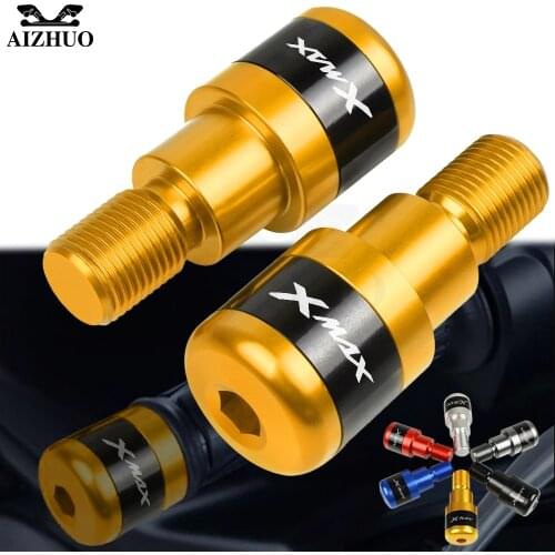 X-MAX Motorcycles 7/8"22mm Handlebar Grips Plug Handle Bar Ends FOR YAMAHA XMAX 125 250 400 Handle Bar Cap Cover Accessories