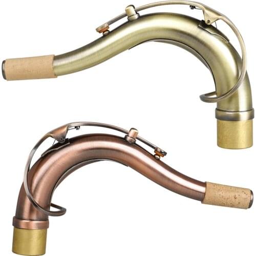 Woodwind Instrument Parts Neck Replacement for Tenor Saxophone Brass Tenor Sax Bend Neck Brass 27mm