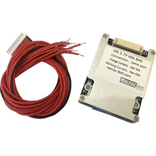 36V 10S BMS 60A Balance 3.7V Li-ion battery protection baord for 36V Electric bicycle and electric tools within 1200W
