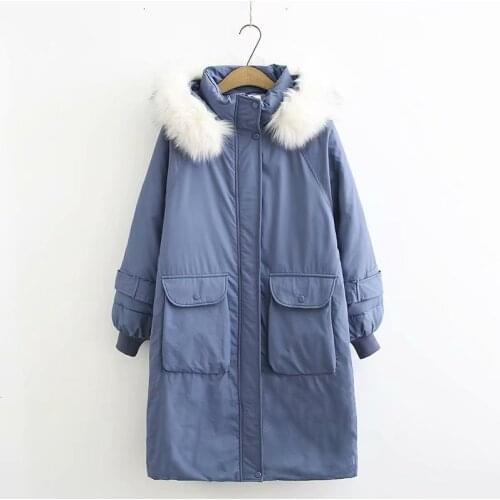 Women winter jackets with hat fur collar Down outwear winter coats parkas winter clothes women parkas winter jacket women